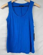 Michael Lauren Tank Top Tencel/Cotton Royal Blue Size XS