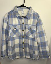 Sherpa Lined Button Down Shacket