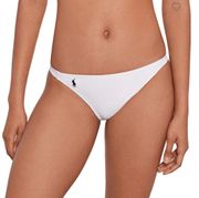 Vintage  white logo bikini bottoms