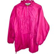 Roffe vintage windbreaker roffe winbreaker pink made in the USA 80s vintage M