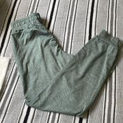 Halara Pine Green High Waisted Drawstring Side Pocket Ruched Yoga Jogger size XS