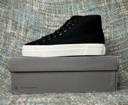 Vagabond Shoemakers Teddie Textile High-Top Sneaker in Black