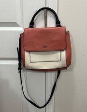 Guess Pink Leather Crossbody Purse