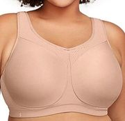 Glamorise High Impact  Lift beige sport bra 40C