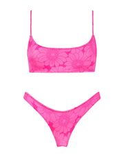 Pink Bikini Set Floral