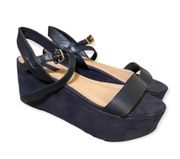 Navy Platform Wedges