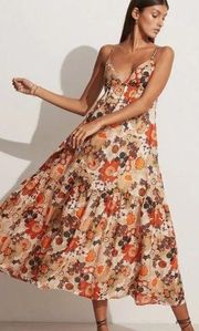 Anisha Maxi Dress Kaiya Floral Print Size Medium EUC