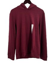 Sonoma Burgundy Lounge Hoodie Size Medium New