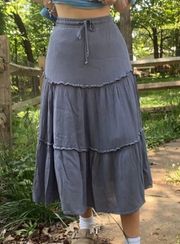 Tiered Maxi Skirt