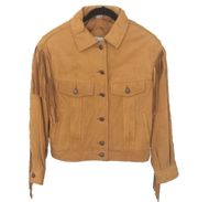 Vintage: new Andrew Marc ᯾ Soft Leather Suede Fringe Jacket ᯾ Western Saddle ᯾ M