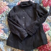 H&M Black Peacoat