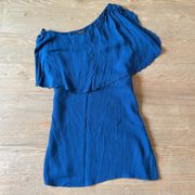 Ella Moss one shoulder dress navy size M