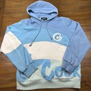 Cookies Clothing Berner  Women’s Large Pullover Hoodie Embroidered Baby Blue 420