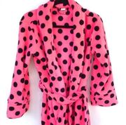 Victoria Secret PINK Polka Dot Plush Soft Robe