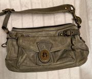 Coach Ltd Ed 65th Anniversary Legacy Olive Leather Shoulder Purse Bag