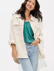 American Eagle  Military Shacket (Shirt Jacket)