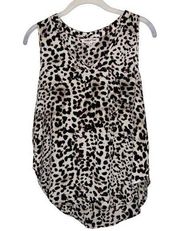 Cheetah Top Wishful Park Leopard Animal Print Tank Women’s Size Medium Shirt!