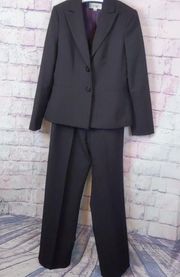 Le suit pants suit pin stripe suit size 6