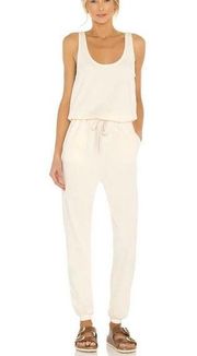 Vitamin A pale cream yellow Avalon jumpsuit size small