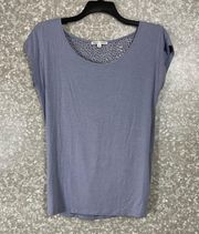 Threads 4 Thought Women's Lilac Lace Back Activewear Top - Size Small - Layered