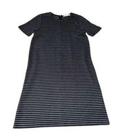 MICHAEL KORS BLACK WHITESTRIPED SHORT SLEEVE WOMENS DRESS SIZE S NWOT A4