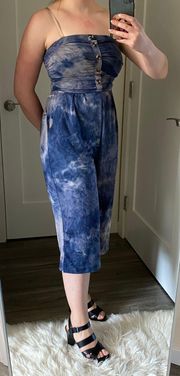 Strapless Tie dye Jumpsuit