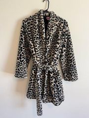 [Kate Spade] Animal Print Plush Robe- Size XS/S