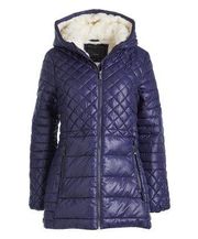 Sapphire Blue Glacier Shield Multi-Quilted Puffer Coat sizes available L and LX