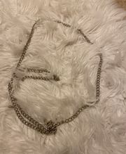 SheIn Silver Chain Belt