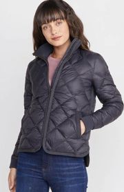 Marine Layer Meredith Puffer Coat in Black