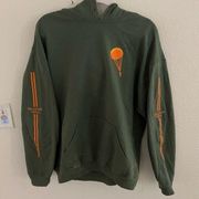 Shadow Hill | Green and Orange Hoodie