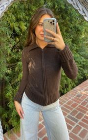 Vtg  brown sweater