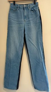 PacSun Two Toned 90s Boyfriend Jeans Size 26