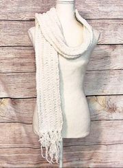 Old Navy Cable Knit Off white Scarf