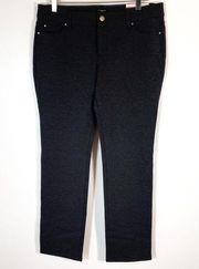 NWT Ann Taylor Dark Grey MODERN slim THROUGH HIP & THIGH SLIM LEG Pants