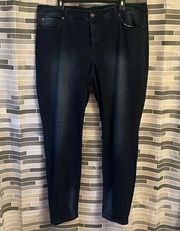 INC Skinny Leg Regular Fit Stretch Jeans - Sz 22W (20”-25”W)