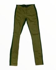 Saturday Two Tone Skinny Jeans Green Size 24 4CMU0196