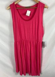 NWT West Kei Hot Pink Sleeveless Dress size 1X