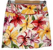 Vintage Cache Floral Tropical Retro Y2K Mini Pencil Skirt 2