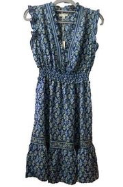 Max Studio ‎ blue floral dress NWT Sz XS