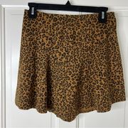 The limited cheetah animal print circle skirt brown and black xs