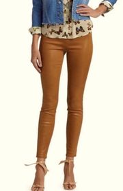 NWT - Rochelle Pull On Jean Hazelnut Coated Skinny