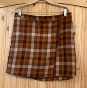 Hi Rise Plaid Skirt Size 15 NWT