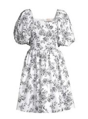 NWT Rachel Parcell Floral Puff Sleeve Dress 12