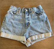 Mom High Rise Shorts - Size 27