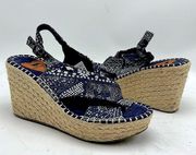 Rocket dog blue wedges Y2k 90s platform size 8