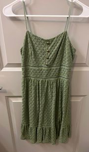 City Studios Green Lace Sundress