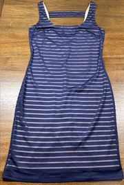 Navy And Tan Bodycon Dress Size S