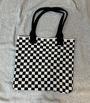 Checkered Tote Bag