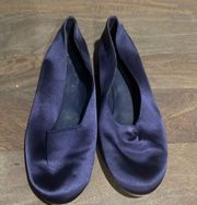 Vince Satin Ballet Flats Sz 6.5 M